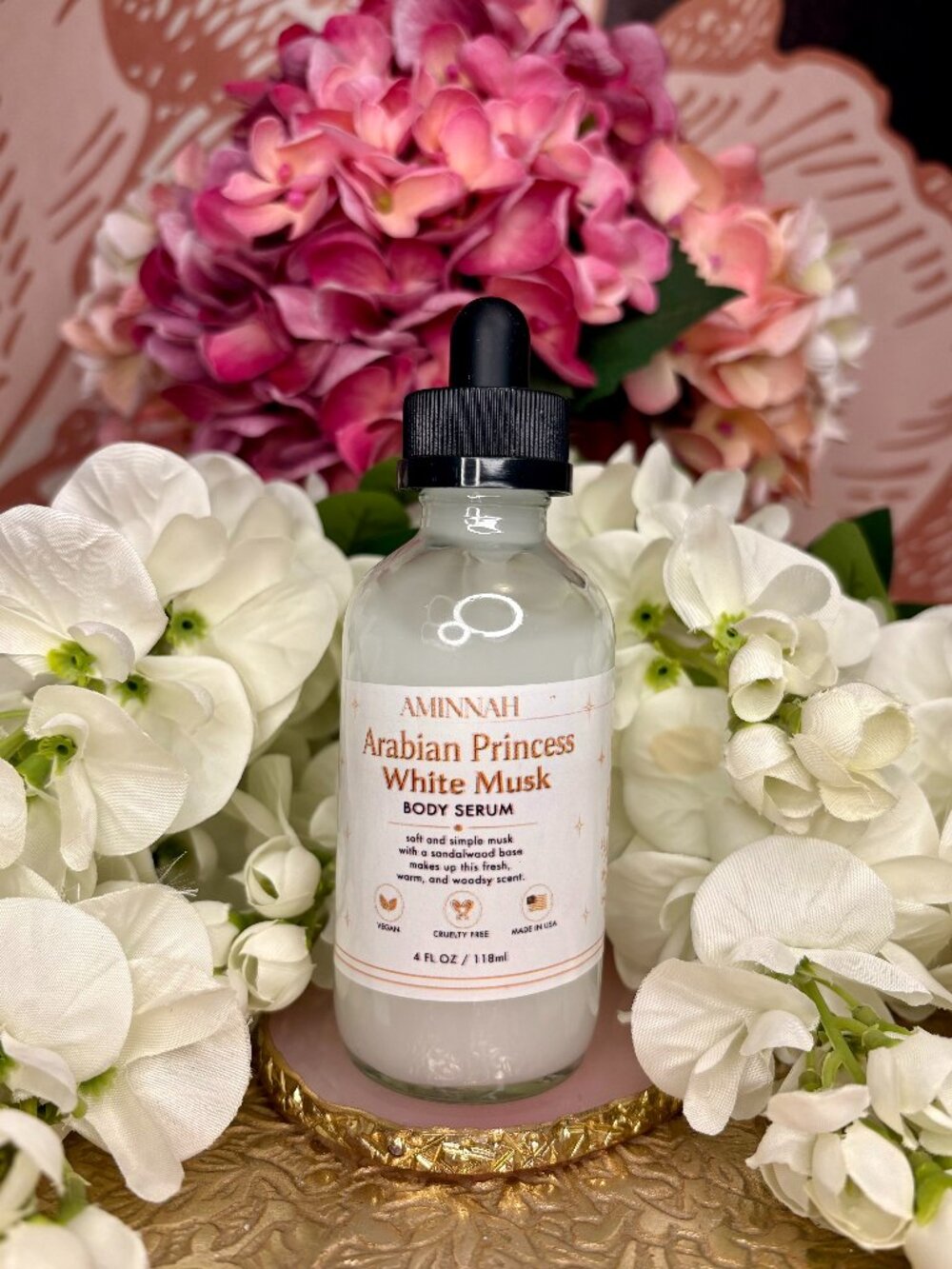 NEW Aminnah Arabian Princess White Musk Body Serum 4 oz